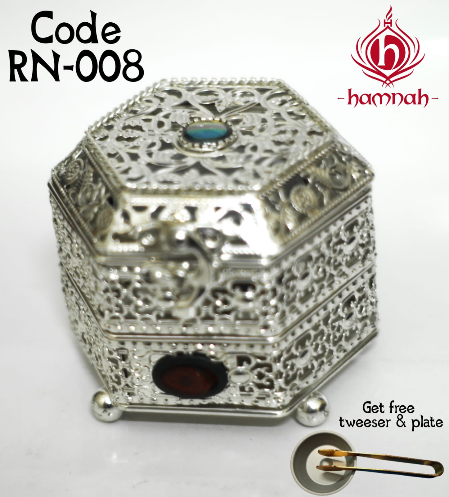 Incense Burner RN008 (Silver)